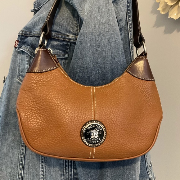 Dooney & Bourke Brown Leather Shoulders Bag - Picture 2 of 14